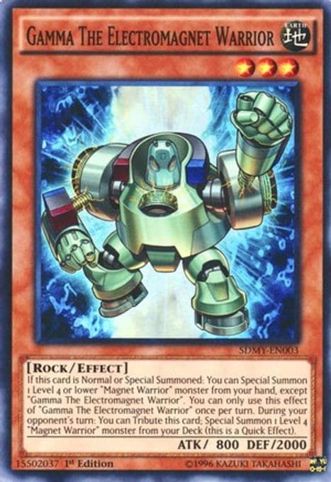 Gamma The Electromagnet Warrior