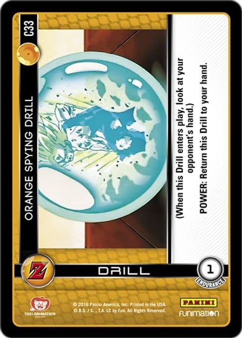 Orange Spying Drill