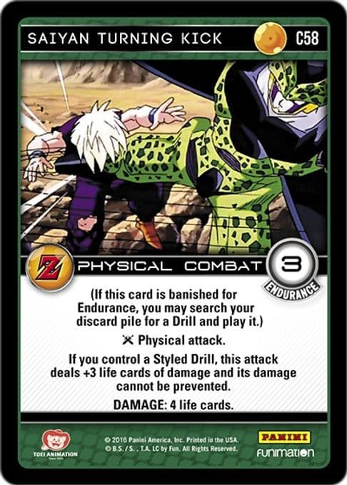 Saiyan Turning Kick