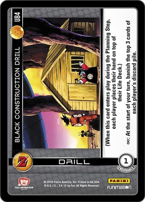 Black Construction Drill