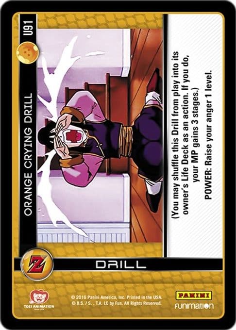 Orange Crying Drill