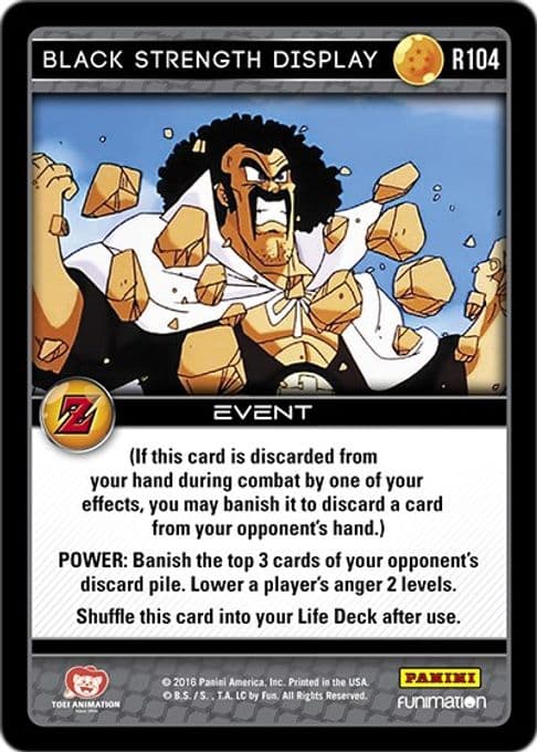 Black Strength Display