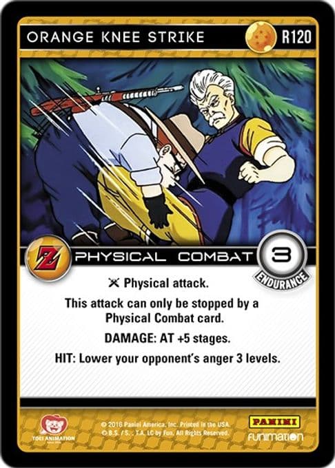 Orange Knee Strike