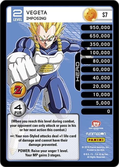 Vegeta - Imposing (High Tech Foil)