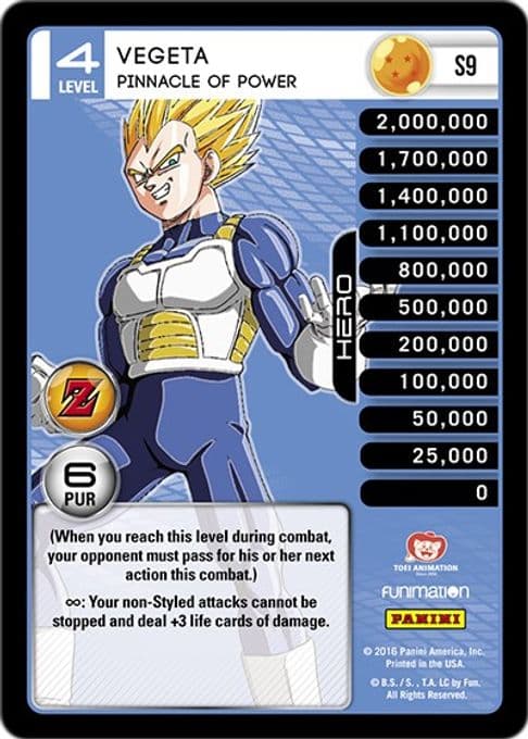 Vegeta - Pinnacle of Power (High Tech Foil)