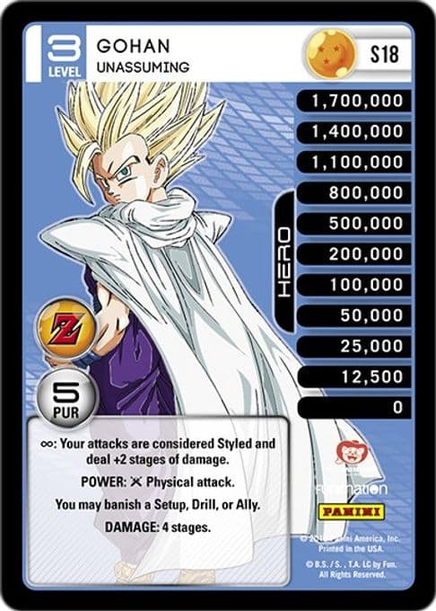 Gohan - Unassuming (Rainbow Parallel Foil)