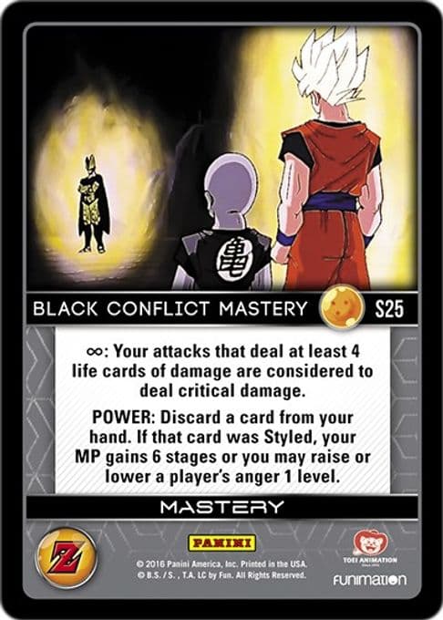 Black Conflict Mastery (High Tech Foil)
