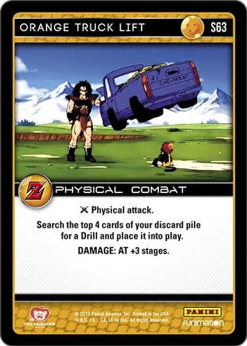 Orange Truck Lift