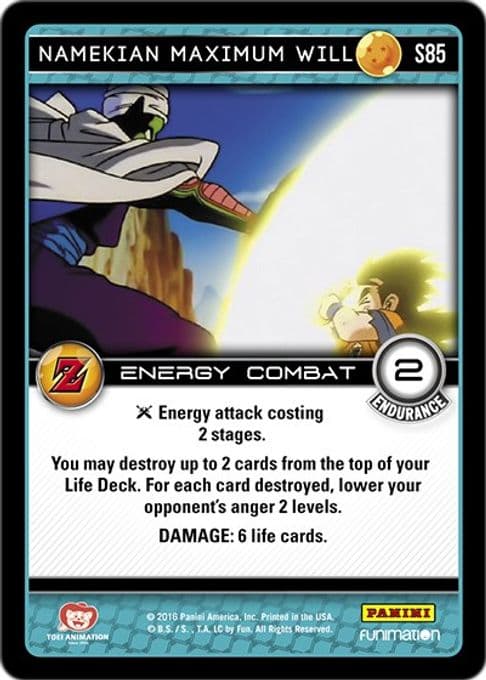 Namekian Maximum Will