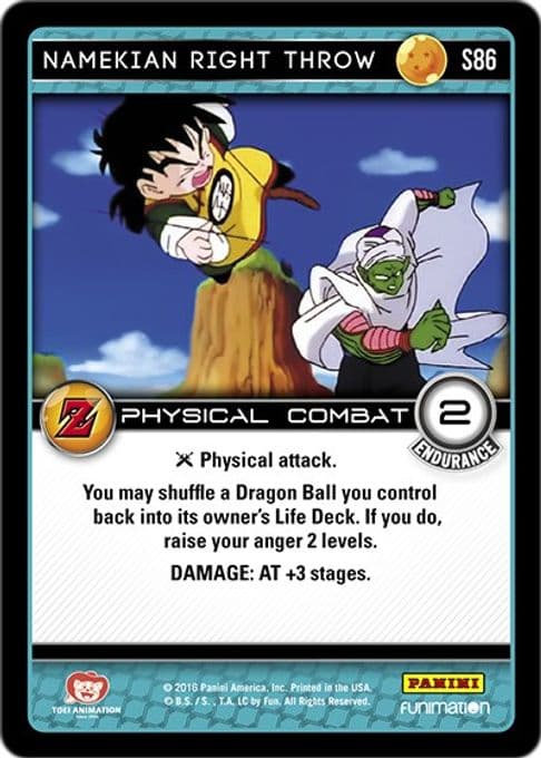 Namekian Right Throw