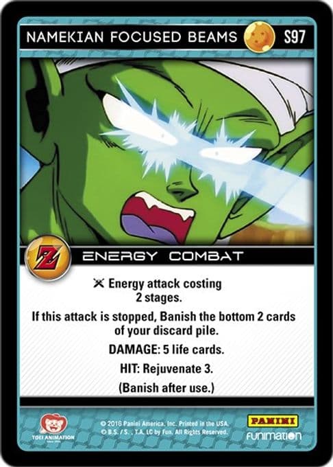 Namekian Focused Beams