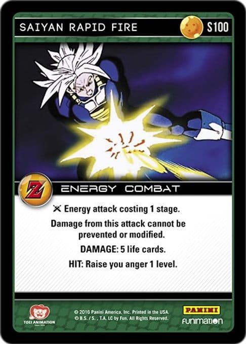 Saiyan Rapid Fire
