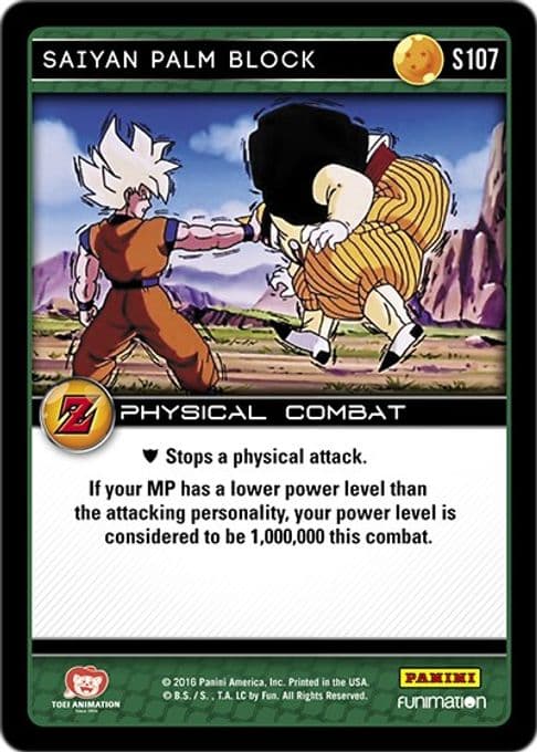 Saiyan Palm Block