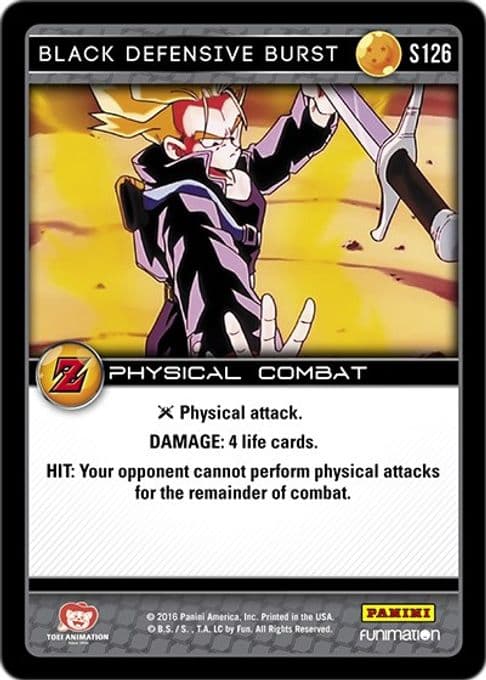 Black Defensive Burst