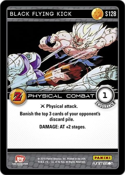 Black Flying Kick