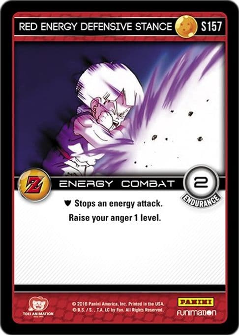 Red Energy Defensive Stance
