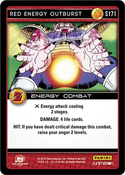 Red Energy Outburst