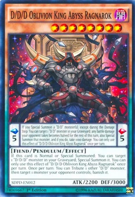 D/D/D Oblivion King Abyss Ragnarok