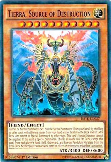 Tierra, Source of Destruction