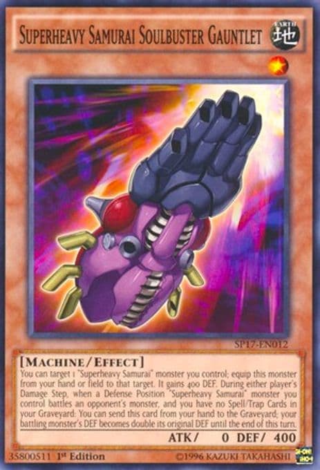 Superheavy Samurai Soulbuster Gauntlet (Starfoil)