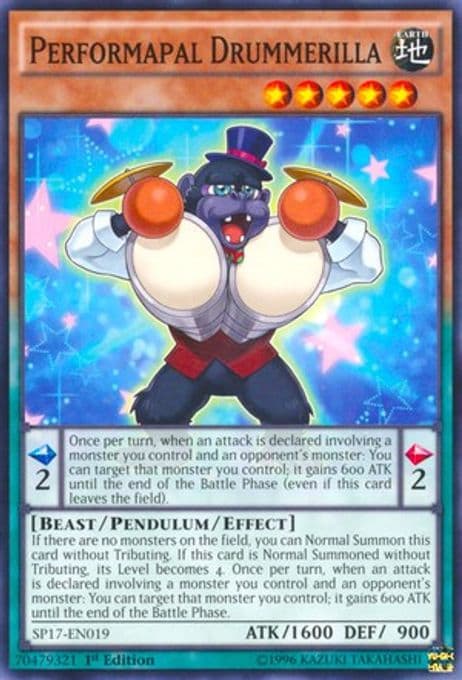 Performapal Drummerilla (Starfoil)