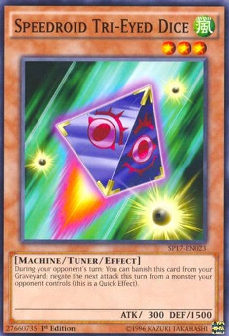 Speedroid Tri-Eyed Dice (Starfoil)