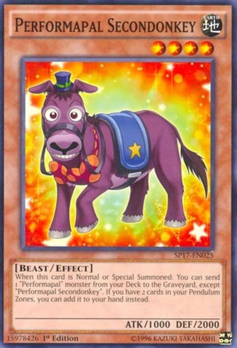 Performapal Secondonkey (Starfoil)