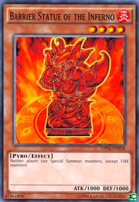 Barrier Statue of the Inferno