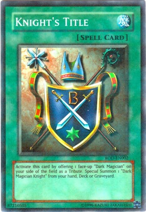 Knight's Title (Reshef of Destruction) (Super Rare)
