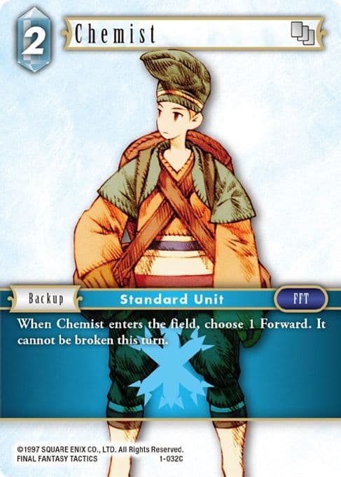 Chemist (Male Unit)