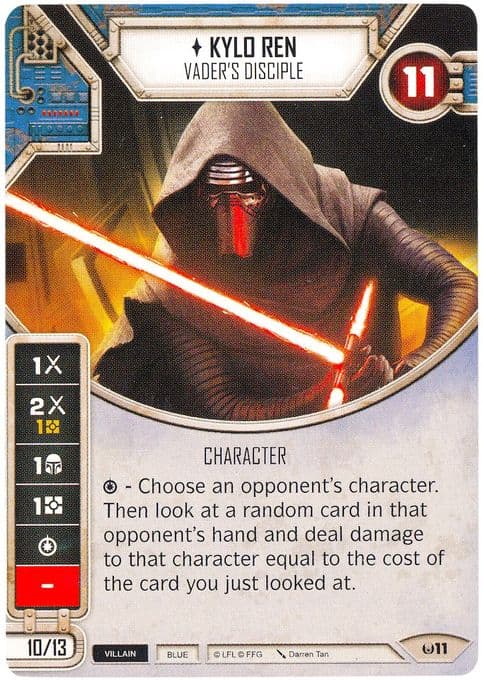 Kylo Ren - Vader's Disciple (Card Only)