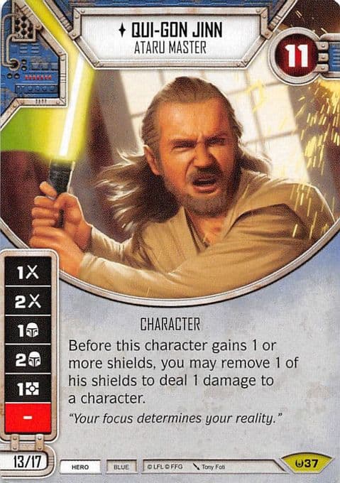 Qui-Gon Jinn - Ataru Master (Card Only)