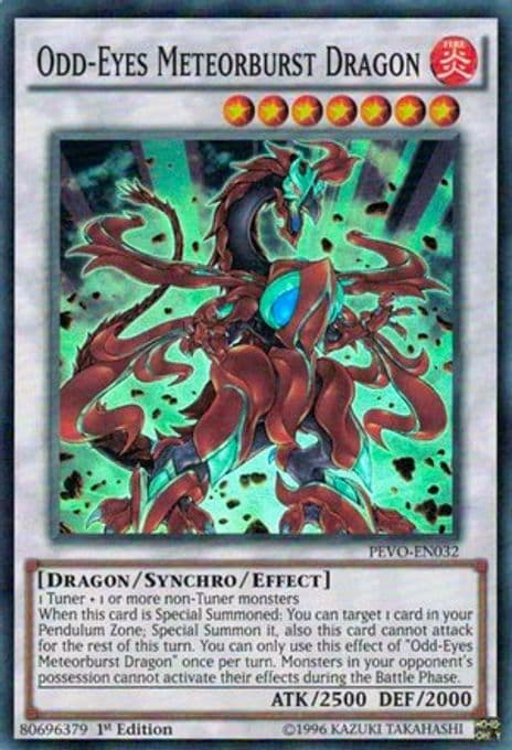 Odd-Eyes Meteorburst Dragon