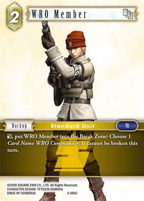 WRO Member (3-085C)
