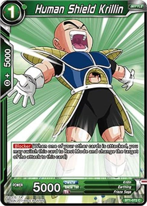 Human Shield Krillin