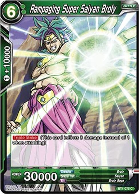 Rampaging Super Saiyan Broly
