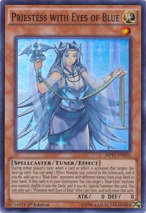 Priestess with Eyes of Blue