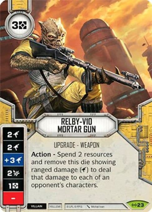 Relby-V10 Mortar Gun (Card Only)