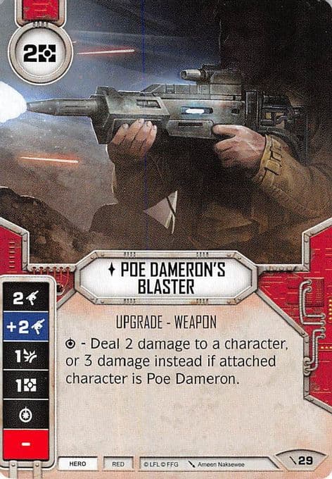 Poe Dameron's Blaster (Card Only)