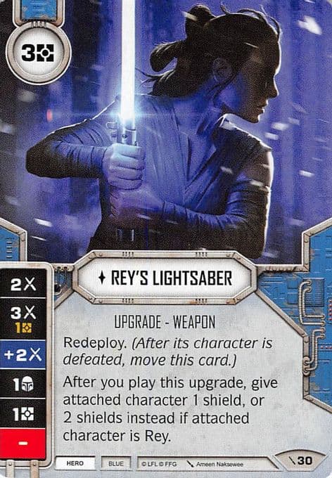 Rey's Lightsaber (Card Only)
