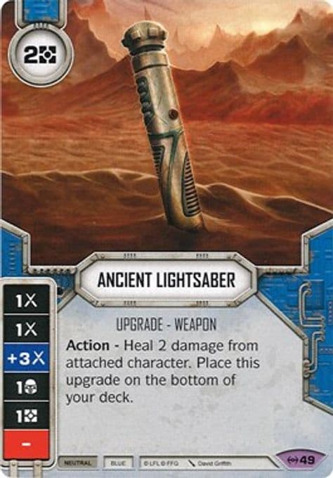 Ancient Lightsaber (Card Only)
