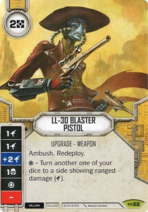 LL-30 Blaster Pistol (Card Only)