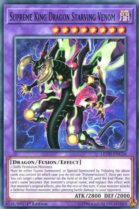 Supreme King Dragon Starving Venom