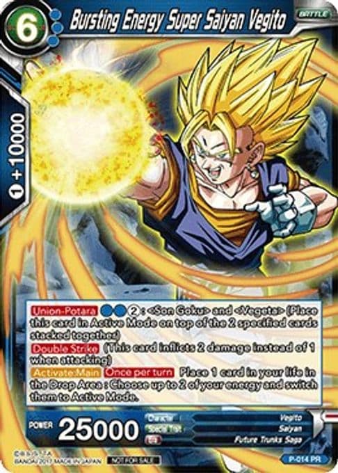 Bursting Energy Super Saiyan Vegito (Foil Version)
