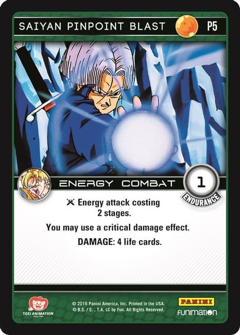 Saiyan Pinpoint Blast (Vengeance)