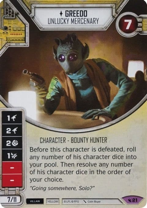 Greedo - Unlucky Mercenary (Card Only)