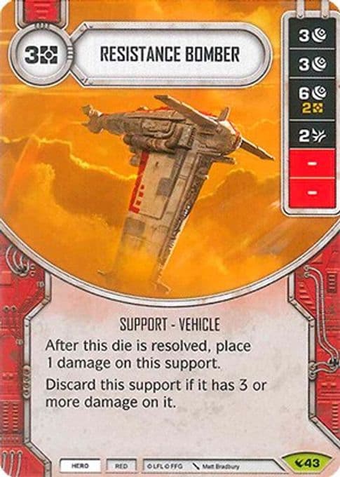 Resistance Bomber (Card Only)