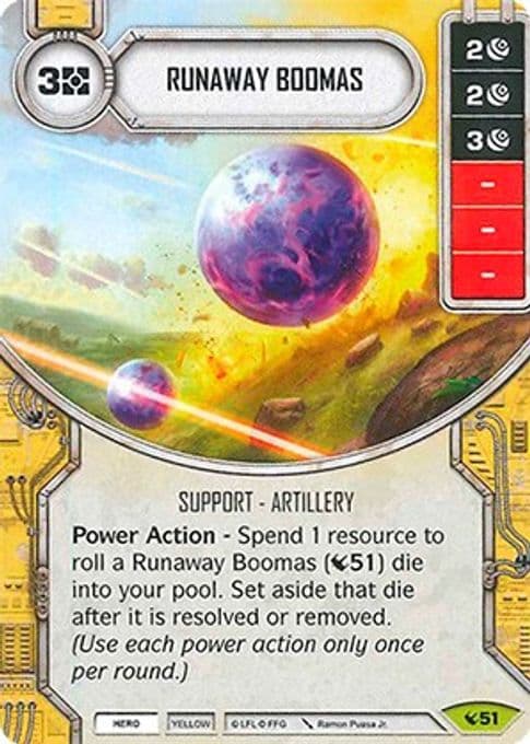 Runaway Boomas (Card Only)