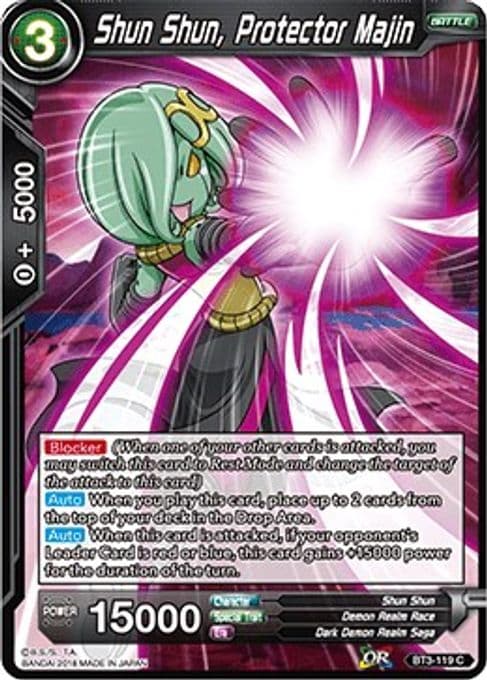 Shun Shun, Protector Majin