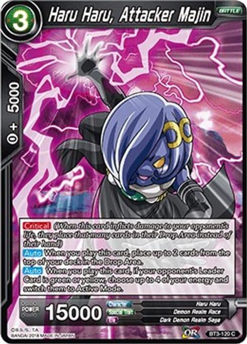 Haru Haru, Attacker Majin (2018)